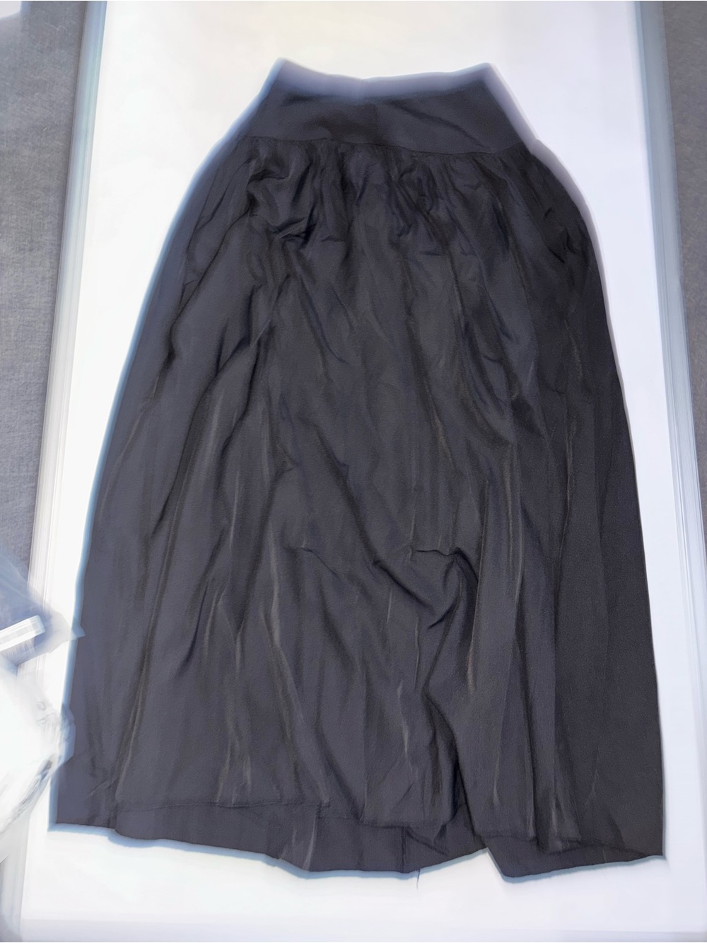 SHEIN Black Flowy Maxi Skirt